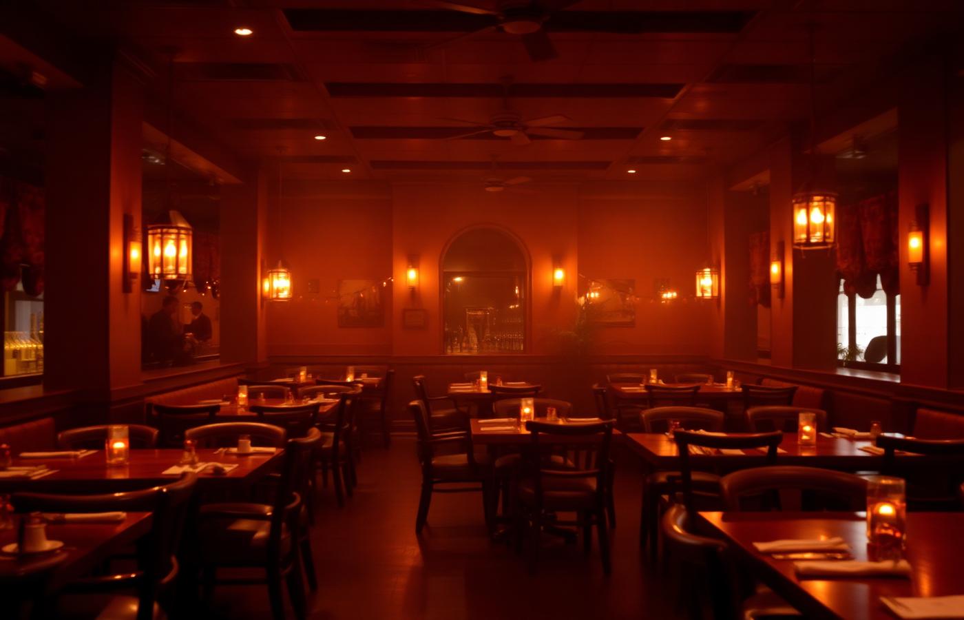 Warm, candle‑lit interior of Neelkanth Restaurant